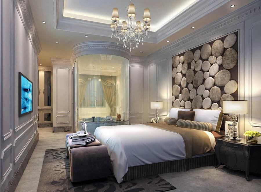 卧室床头设计图片