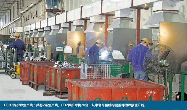 保护焊生产线