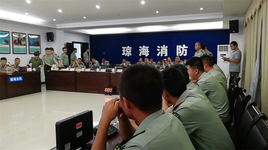 海南省公安消防总队“学条令 守法规 保安全”