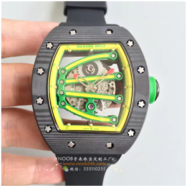 理查德米勒yohan black纪念款rm059-01碳纤维腕表