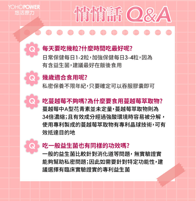 台湾高浓度蔓越莓私密益生菌