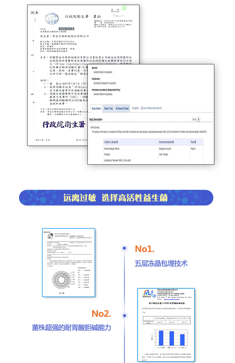 台湾乐亦康益生菌胶囊 抗过敏增强免疫力胶囊