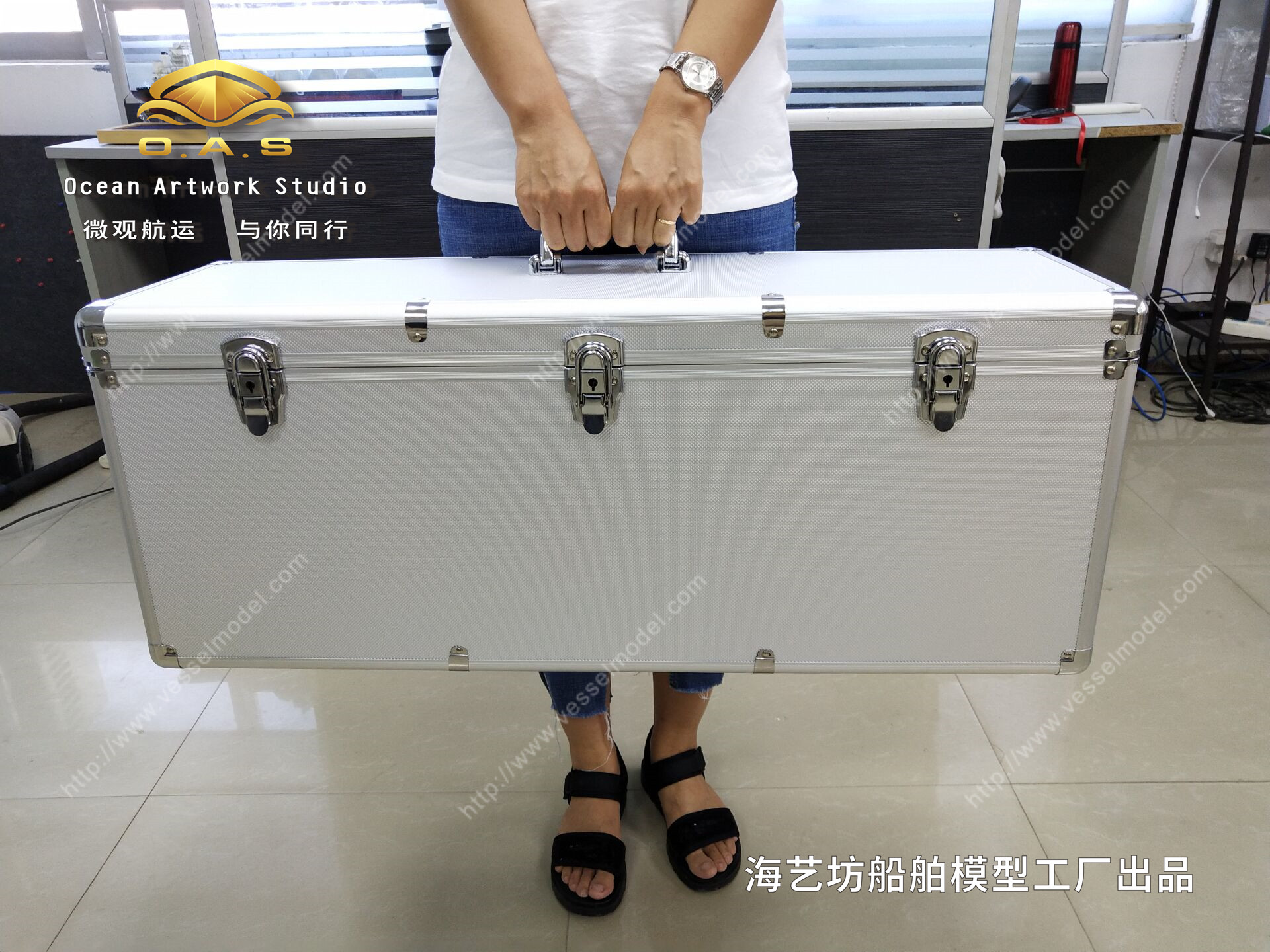 65cm集装箱船舶模型 仿真集装箱船舶模型制作 海艺坊船模工厂