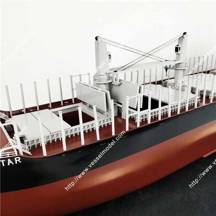 120cm散货船船舶模型 仿真散货船船舶模型制作 海艺坊船模工厂