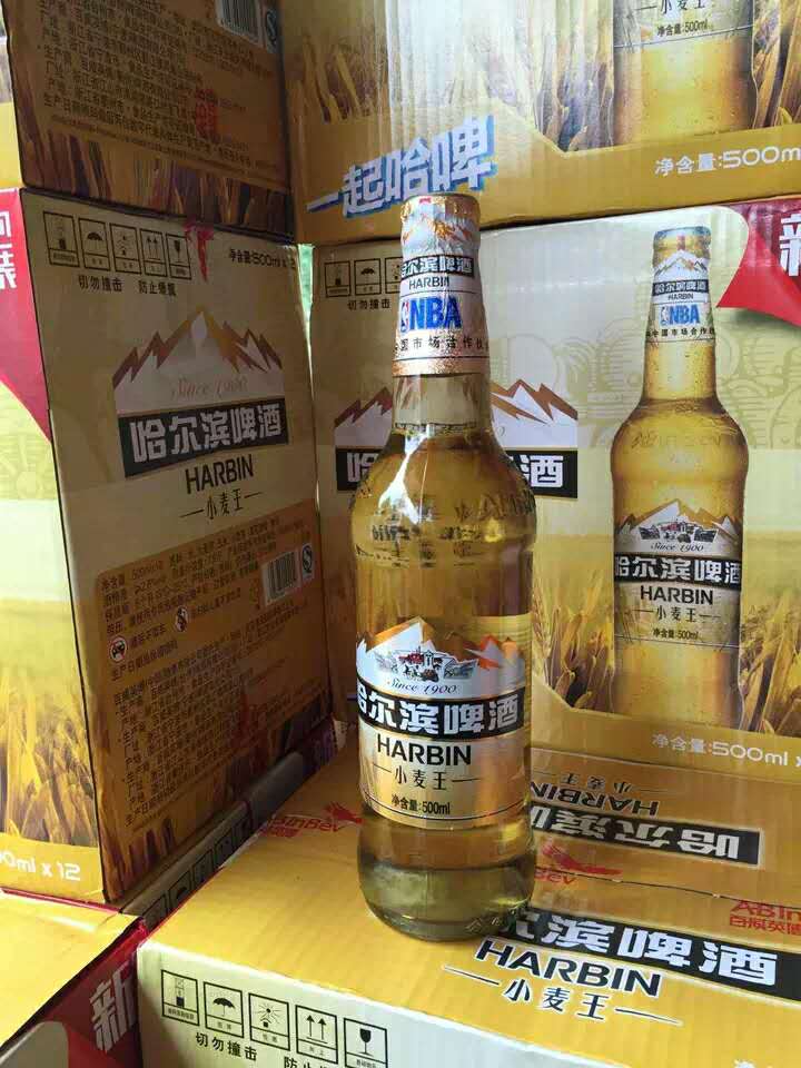 580ml哈尔滨啤酒*小麦王 1*12