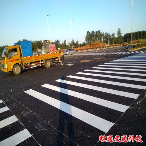 來安縣環城西路道路劃線