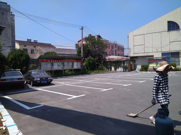 來安縣交通局停車位標(biāo)線