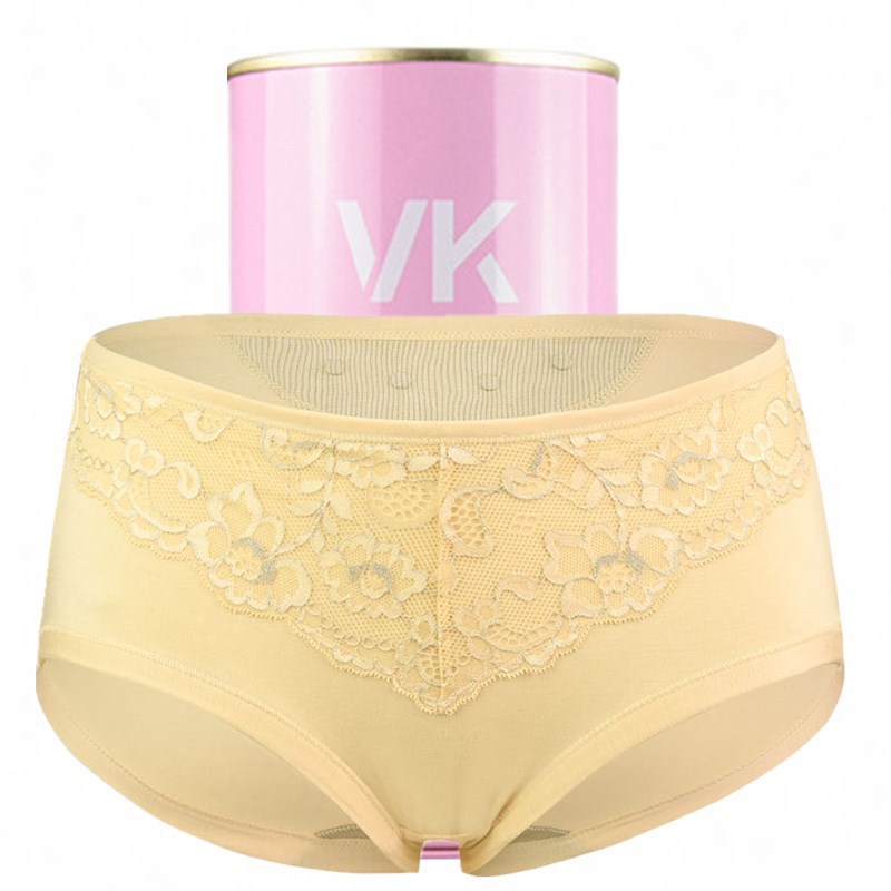 英国卫裤女vk女磁疗保健内裤女三角裤塑身透气蕾丝莫代尔女士内裤