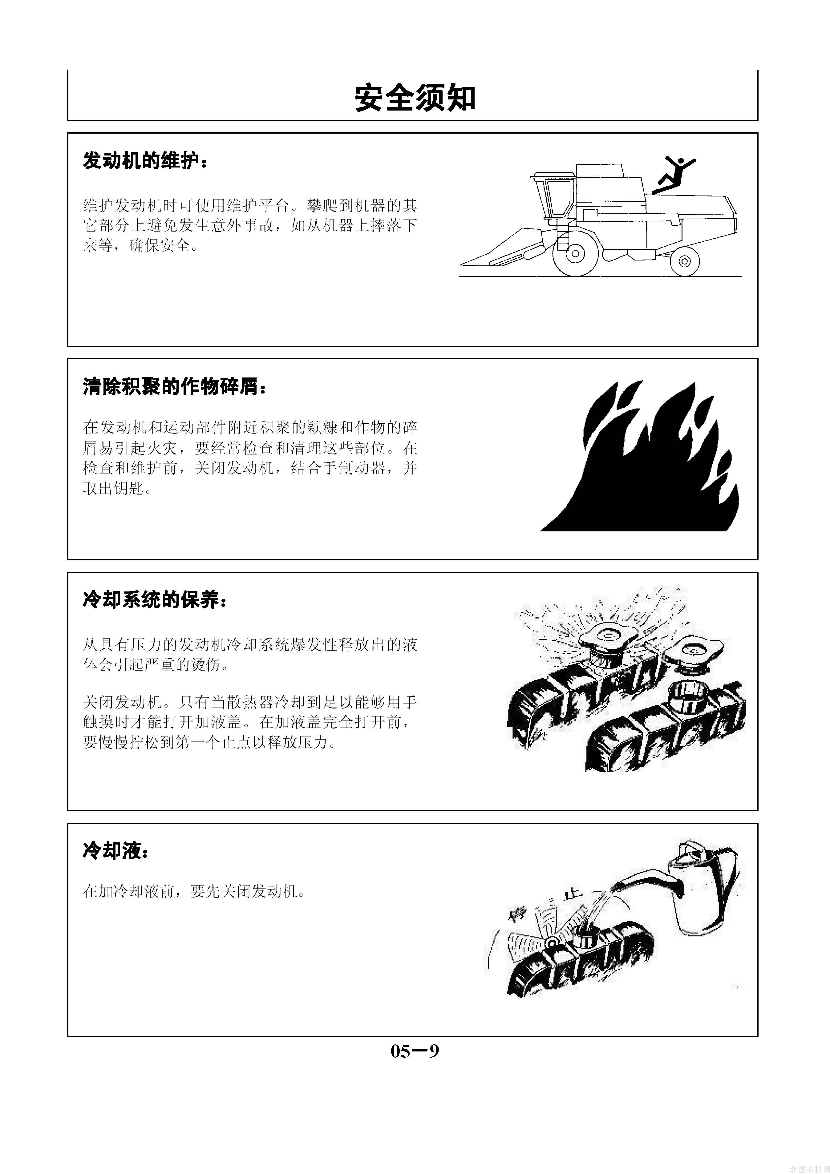 迪尔w210全喂入联合收割机操作手册