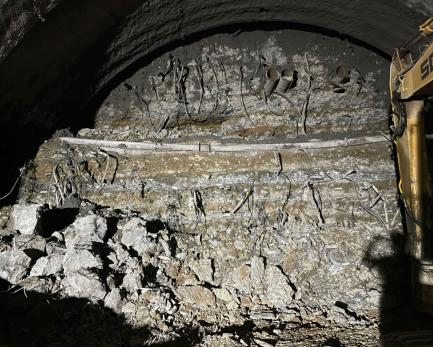 北京瑞威外塘畈隧道施工