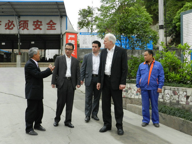 外商来公司考察