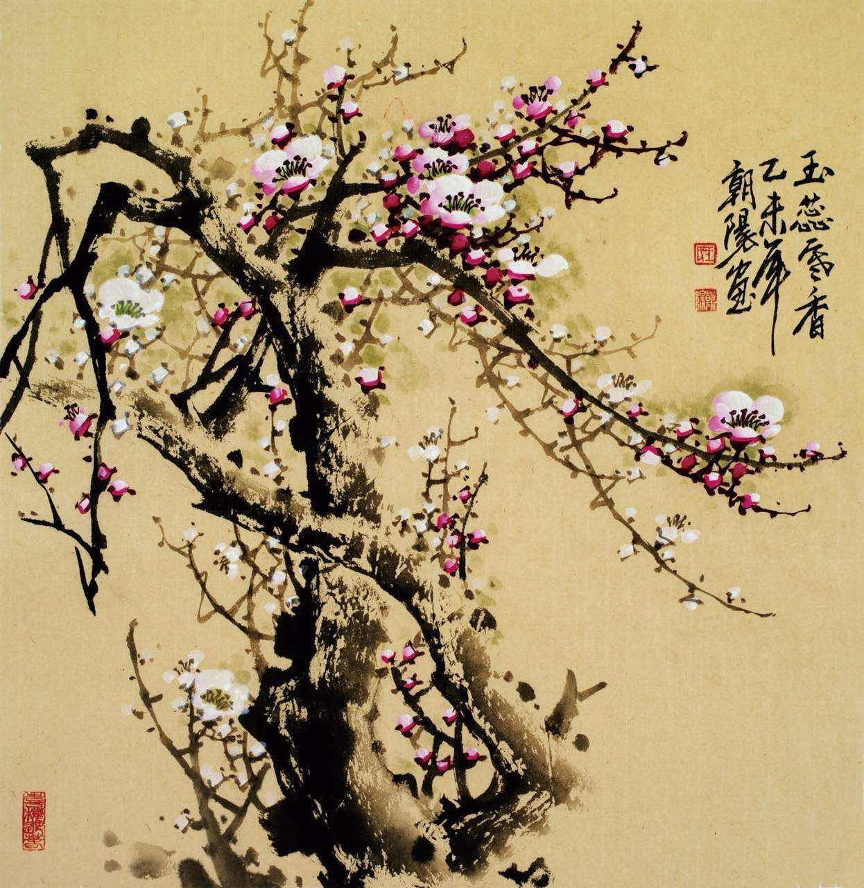 王朝阳—梅花作品鉴赏