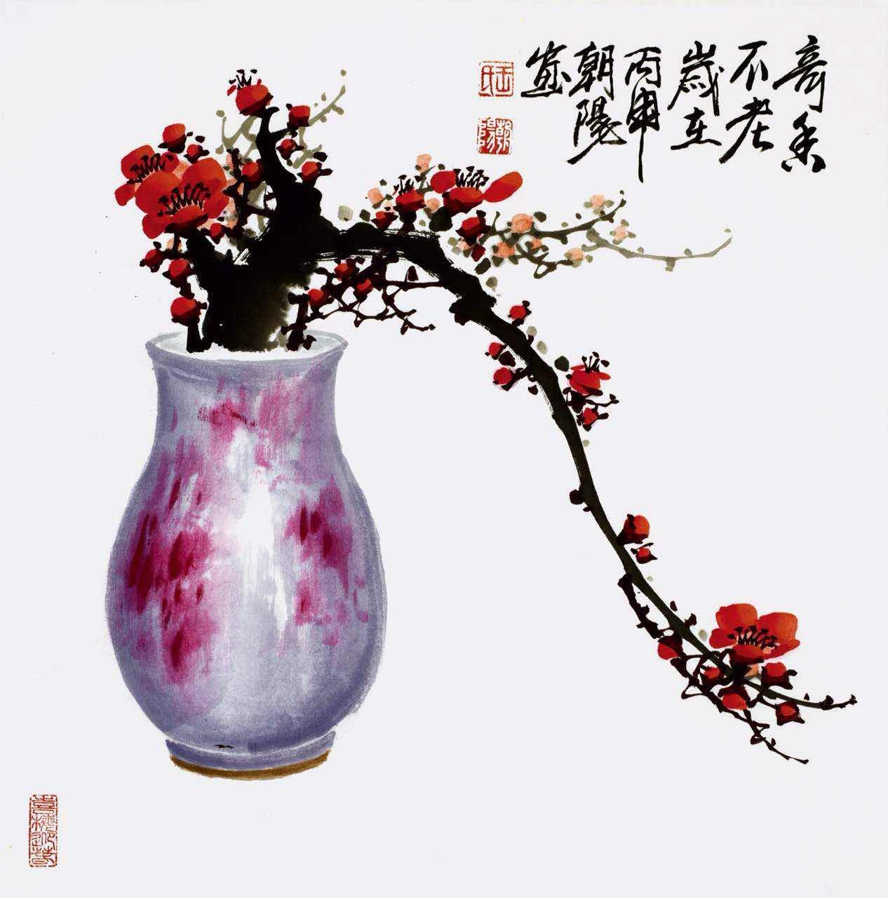 王朝阳—梅花作品鉴赏