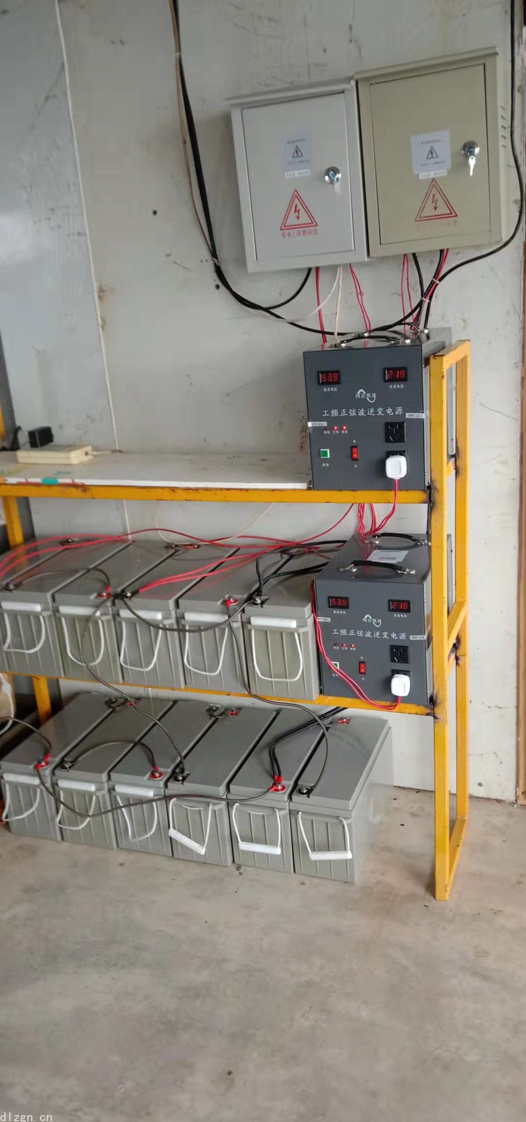 大连光伏发电安装得胜某开关站发电系统安装完毕