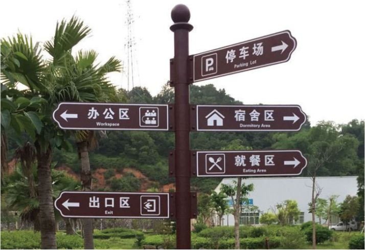 户外指示标牌02