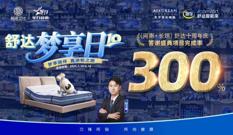 长垣【舒达十周年庆】答谢盛典以300%完成率完美交付！！！