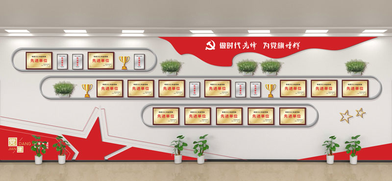 巴莉甜甜党建墙