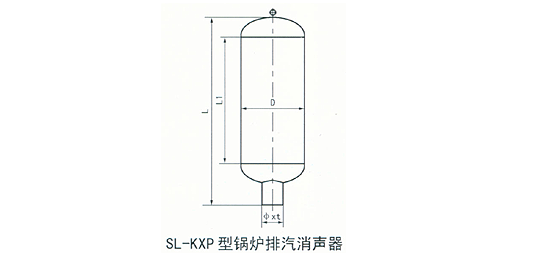 锅炉排气消音器结构图