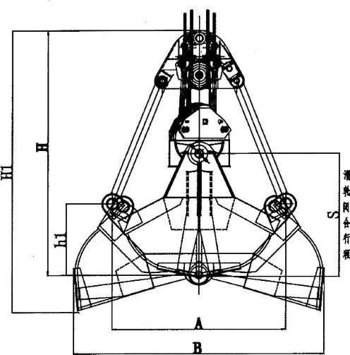 抓斗·z型四绳抓斗