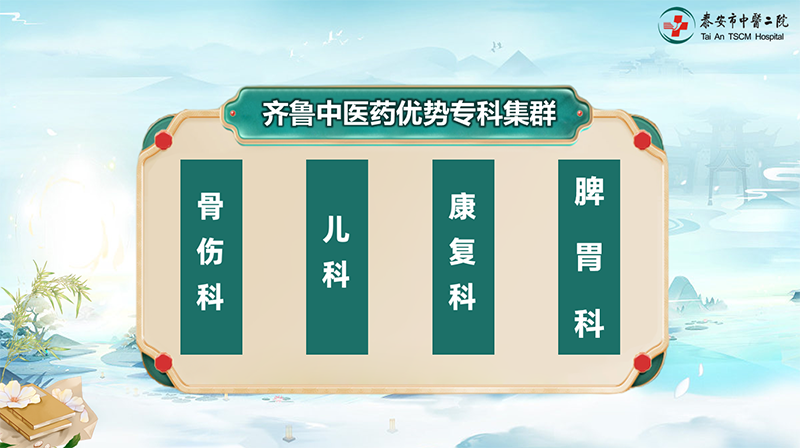 齐鲁中医药优势专科集群单位