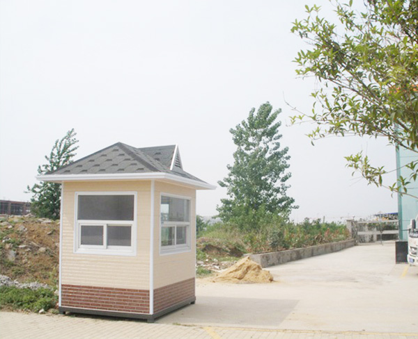 阜阳吉利4S店钢构岗亭安装