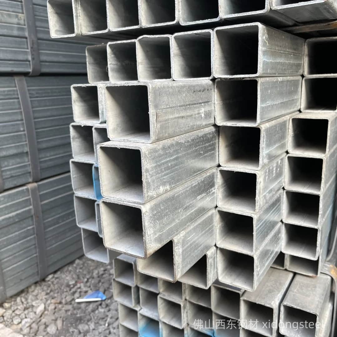 75*75*2.25方管实物图片