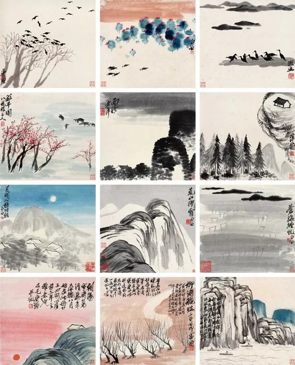 齐白石《咫尺天涯—辛未山水册》1.449亿元成交，中国嘉德2023秋拍